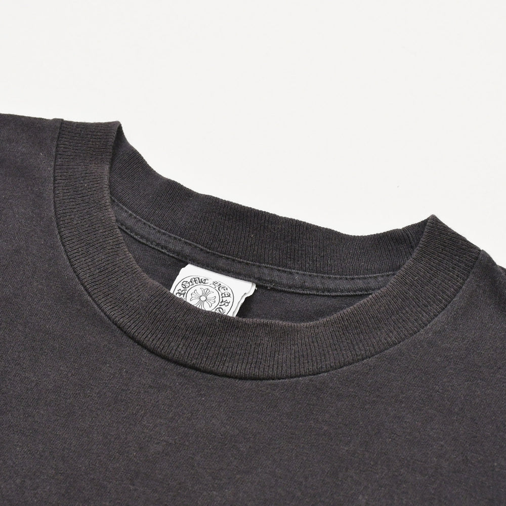 CHROME HEARTS クロムハーツ 半袖Tシャツ サイズS オールドモデル ホースシュー スクロールラベルロゴ ブラック 良品 中古 4a001886