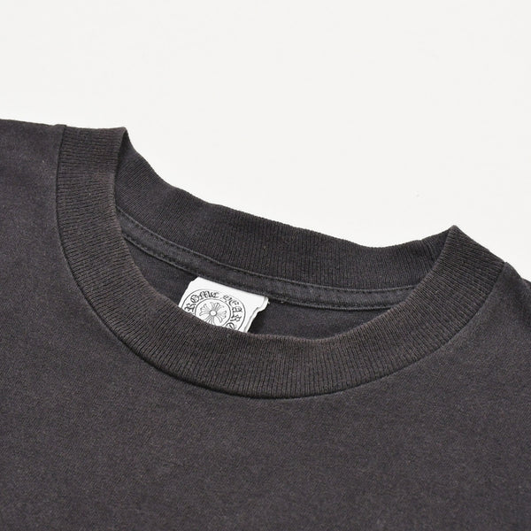 CHROME HEARTS クロムハーツ 半袖Tシャツ サイズS オールドモデル ホースシュー スクロールラベルロゴ ブラック 良品 中古 4a001886