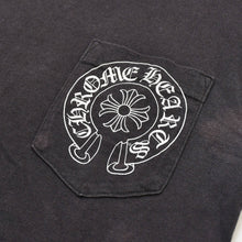 画像をギャラリービューアに読み込む, CHROME HEARTS クロムハーツ 半袖Tシャツ サイズS オールドモデル ホースシュー スクロールラベルロゴ ブラック 良品 中古 4a001886