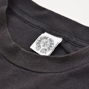 CHROME HEARTS クロムハーツ 半袖Tシャツ サイズS オールドモデル ホースシュー スクロールラベルロゴ ブラック 良品 中古 4a001886