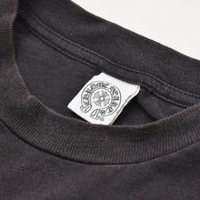 画像をギャラリービューアに読み込む, CHROME HEARTS クロムハーツ 半袖Tシャツ サイズS オールドモデル ホースシュー スクロールラベルロゴ ブラック 良品 中古 4a001886