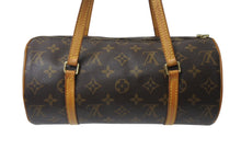 Load image into Gallery viewer, LOUIS VUITTON ルイヴィトン モノグラム パピヨン26 ハンドバッグ M51366 ブラウン ロゴ ゴールド金具 美品 中古 4b001889
