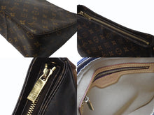 Load image into Gallery viewer, LOUIS VUITTON ルイヴィトン モノグラム ルーピングMM M51146 ハンドバッグ 2001年製 廃盤 ゴールド金具 ブラウン 中古 4b001904