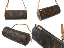 Load image into Gallery viewer, LOUIS VUITTON ルイヴィトン パピヨン30 モノグラムキャンバス ハンドバッグ 旧型 筒形 M51385 ブラウン 美品 中古 4b001907