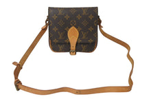 画像をギャラリービューアに読み込む, LOUIS VUITTON ルイヴィトン ミニカルトシエール ショルダーバッグ M51254 モノグラム ブラウン PVC レザー ゴールド金具 良品 中古 4b001910
