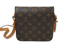 画像をギャラリービューアに読み込む, LOUIS VUITTON ルイヴィトン ミニカルトシエール ショルダーバッグ M51254 モノグラム ブラウン PVC レザー ゴールド金具 良品 中古 4b001910