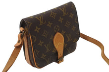 画像をギャラリービューアに読み込む, LOUIS VUITTON ルイヴィトン ミニカルトシエール ショルダーバッグ M51254 モノグラム ブラウン PVC レザー ゴールド金具 良品 中古 4b001910
