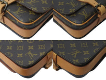 画像をギャラリービューアに読み込む, LOUIS VUITTON ルイヴィトン ミニカルトシエール ショルダーバッグ M51254 モノグラム ブラウン PVC レザー ゴールド金具 良品 中古 4b001910
