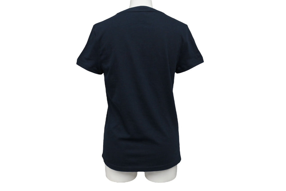 YVES SAINT LAURENT Yves Saint Laurent Short Sleeve T-shirt Cassandra Logo Navy Black Cotton Size S Good Condition Used 4b001946