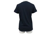 Load image into Gallery viewer, YVES SAINT LAURENT イヴサンローラン 半袖Ｔシャツ カサンドラロゴ ネイビー ブラック コットン サイズS 美品 中古 4b001946