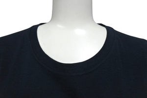 YVES SAINT LAURENT イヴサンローラン 半袖Ｔシャツ カサンドラロゴ ネイビー ブラック コットン サイズS 美品 中古 4b001946