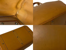 Load image into Gallery viewer, HERMES エルメス ハンドバッグ オータクロア50 ナチュラル ヴァッシュ ブロンズ金具 ○N刻印 中古 4b001949