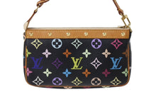 画像をギャラリービューアに読み込む, 極美品 LOUIS VUITTON ルイヴィトン ポシェット アクセソワール アクセサリーポーチ M92648 モノグラム マルチカラー ブラック 中古 4b001951