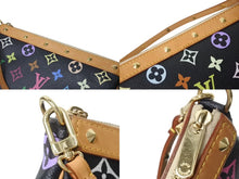画像をギャラリービューアに読み込む, 極美品 LOUIS VUITTON ルイヴィトン ポシェット アクセソワール アクセサリーポーチ M92648 モノグラム マルチカラー ブラック 中古 4b001951