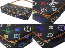 画像をギャラリービューアに読み込む, 極美品 LOUIS VUITTON ルイヴィトン ポシェット アクセソワール アクセサリーポーチ M92648 モノグラム マルチカラー ブラック 中古 4b001951