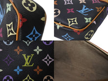 画像をギャラリービューアに読み込む, 極美品 LOUIS VUITTON ルイヴィトン ポシェット アクセソワール アクセサリーポーチ M92648 モノグラム マルチカラー ブラック 中古 4b001951