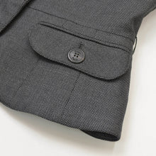 画像をギャラリービューアに読み込む, 極美品 Christian Dior クリスチャンディオール ウエストシェイプジャケット バージャケット 丸襟 ブラック アウター 中古 4a001952