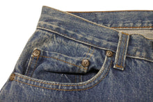 画像をギャラリービューアに読み込む, 極美品 CHROME HEARTS クロムハーツ LEVI'S 505 U VNTG JEAN クロスパッチデニムパンツ インディゴブルー サイズ27 中古 4b001965