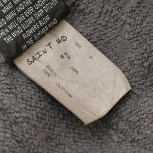 新品未使用 SAINT Mxxxxxx セントマイケル SAINT SWEAT SHORTS ショーツ ハーフパンツ チャコール ヴィンテージ加工 中古 4a001971