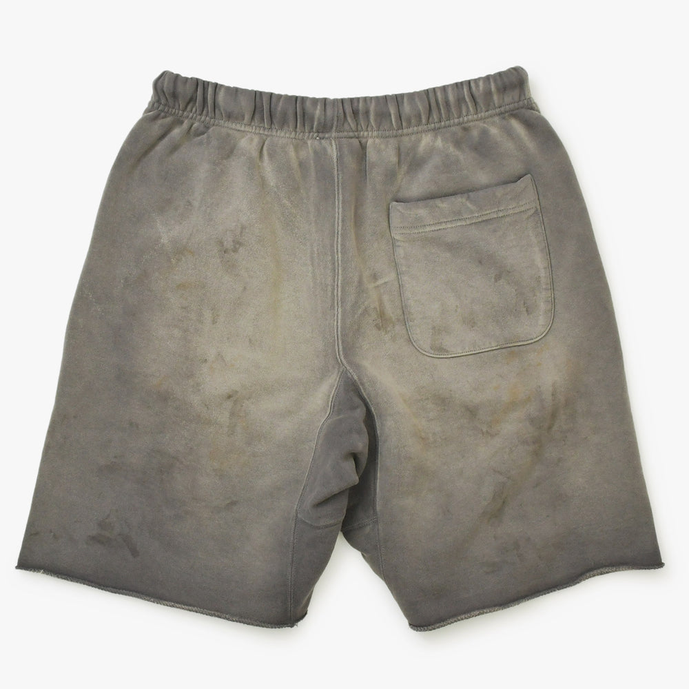 新品未使用 SAINT Mxxxxxx セントマイケル SAINT SWEAT SHORTS ショーツ ハーフパンツ チャコール ヴィンテージ加工 中古 4a001971