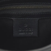 Load image into Gallery viewer, 極美品 GUCCI グッチ ワンショルダー ホーボー ハンドバッグ 110291 204991 GG キャンバス ブラック 中古 4a002006