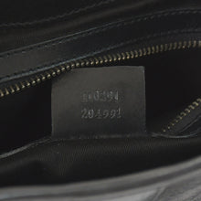 Load image into Gallery viewer, 極美品 GUCCI グッチ ワンショルダー ホーボー ハンドバッグ 110291 204991 GG キャンバス ブラック 中古 4a002006