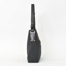 Load image into Gallery viewer, 極美品 GUCCI グッチ ワンショルダー ホーボー ハンドバッグ 110291 204991 GG キャンバス ブラック 中古 4a002006