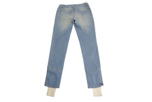 画像をギャラリービューアに読み込む, Christian Dior クリスチャンディオール デニムパンツ 5A12044011 ガリアーノ期 コットン ポリウレタン ブルー マルチカラー 美品 中古 4b002007