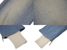 画像をギャラリービューアに読み込む, Christian Dior クリスチャンディオール デニムパンツ 5A12044011 ガリアーノ期 コットン ポリウレタン ブルー マルチカラー 美品 中古 4b002007