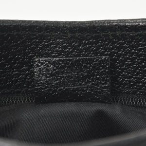 極美品 GUCCI グッチ GGキャンバス ショルダーバッグ ワンショルダーバッグ 肩掛け レザー ブラック 113012 中古 4a002014