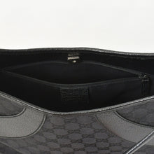 Load image into Gallery viewer, 極美品 GUCCI グッチ GGキャンバス ショルダーバッグ ワンショルダーバッグ 肩掛け レザー ブラック 113012 中古 4a002014
