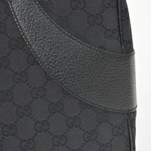 Load image into Gallery viewer, 極美品 GUCCI グッチ GGキャンバス ショルダーバッグ ワンショルダーバッグ 肩掛け レザー ブラック 113012 中古 4a002014