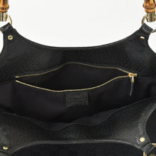 画像をギャラリービューアに読み込む, 極美品 GUCCI グッチ バンブー Hand Bag ハンドバッグ GGキャンバス Black ブラック ゴールド金具 137895 中古 4a002021