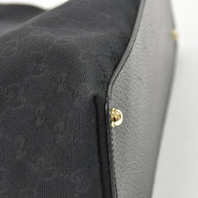 画像をギャラリービューアに読み込む, 極美品 GUCCI グッチ バンブー Hand Bag ハンドバッグ GGキャンバス Black ブラック ゴールド金具 137895 中古 4a002021