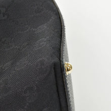 画像をギャラリービューアに読み込む, 極美品 GUCCI グッチ バンブー Hand Bag ハンドバッグ GGキャンバス Black ブラック ゴールド金具 137895 中古 4a002021