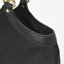 画像をギャラリービューアに読み込む, 極美品 GUCCI グッチ バンブー Hand Bag ハンドバッグ GGキャンバス Black ブラック ゴールド金具 137895 中古 4a002021