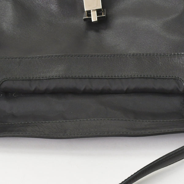 極美品 GUCCI グッチ ショルダーバッグ レザー ジャッキー ワンショルダー ヴィンテージ ブラック 0013734 中古 4a002045