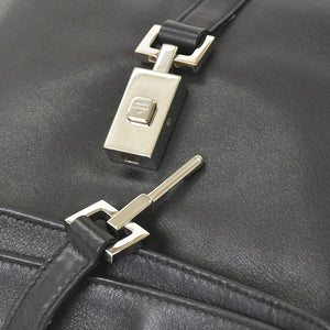 極美品 GUCCI グッチ ショルダーバッグ レザー ジャッキー ワンショルダー ヴィンテージ ブラック 0013734 中古 4a002045