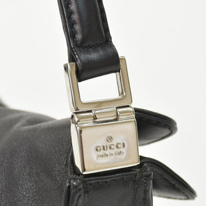 極美品 GUCCI グッチ ショルダーバッグ レザー ジャッキー ワンショルダー ヴィンテージ ブラック 0013734 中古 4a002045