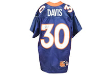 画像をギャラリービューアに読み込む, NIKE ナイキ NFL サイン付き ゲームシャツ BRONCOS MANNING18 ユニフォーム Tシャツ オレンジ ブルー メンズ サイズL 20644