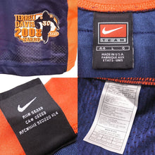 画像をギャラリービューアに読み込む, NIKE ナイキ NFL サイン付き ゲームシャツ BRONCOS MANNING18 ユニフォーム Tシャツ オレンジ ブルー メンズ サイズL 20644