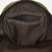 Load image into Gallery viewer, GUCCI グッチ GGキャンバスバックパック リュック ブラウン ベージュ 刻印入りレザー 449906 213048 GGパターン 美品 中古 4a002071