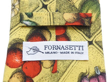 Load image into Gallery viewer, Fornasetti フォルナセッティ ネクタイ 紳士 果物 アート イエロー マルチカラー メンズ 美品 中古 20752