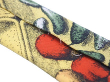 Load image into Gallery viewer, Fornasetti フォルナセッティ ネクタイ 紳士 果物 アート イエロー マルチカラー メンズ 美品 中古 20752