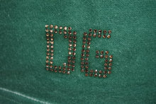 画像をギャラリービューアに読み込む, DOLCE＆GABBANA ドルチェアンドガッバーナ タンクトップ ラインストーン ロゴ グリーン ホワイト サイズ40 美品 中古 4b002078