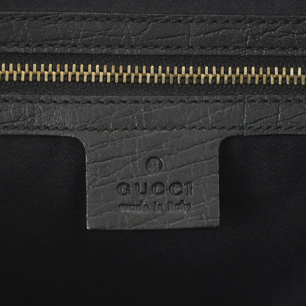 極美品 GUCCI グッチ GGキャンバス ショルダーバッグ ゴールド金具 131096 ブラック グリーン レッド 中古 4a002079