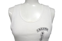 画像をギャラリービューアに読み込む, CHROME HEARTS クロムハーツ CH クロス タンクトップ FUCK YOU ホワイト サイズS コットン 美品 中古 4b002084