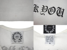 画像をギャラリービューアに読み込む, CHROME HEARTS クロムハーツ CH クロス タンクトップ FUCK YOU ホワイト サイズS コットン 美品 中古 4b002084