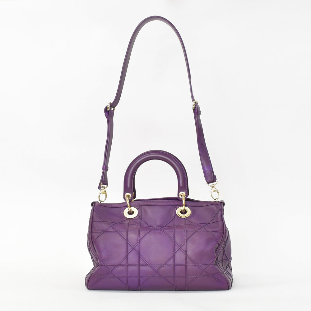 Christian Dior クリスチャンディオール Granville Medium グランヴィル ミディアム 2WAYバッグ 09-BO-0162 カナージュ 美品 中古 4a002102