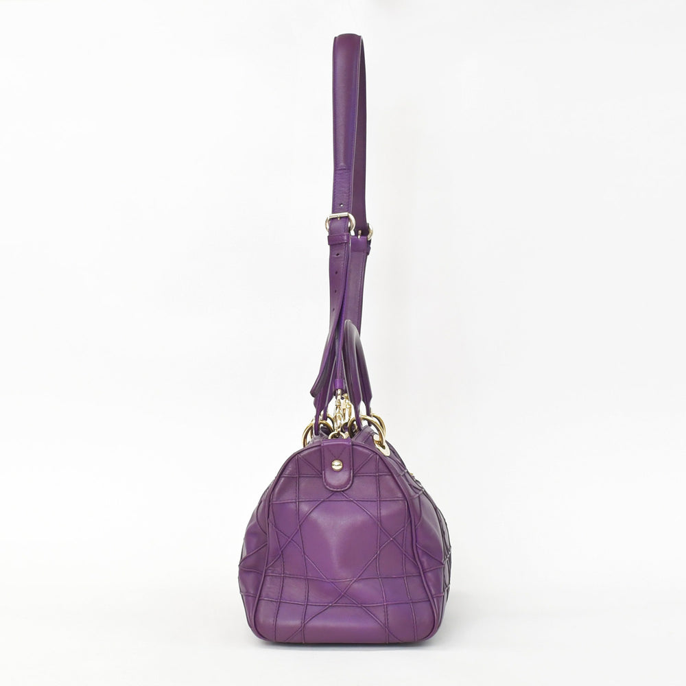 Christian Dior クリスチャンディオール Granville Medium グランヴィル ミディアム 2WAYバッグ 09-BO-0162 カナージュ 美品 中古 4a002102